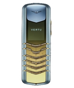 Vertu Signature Stainless Steel with Yellow Metal
